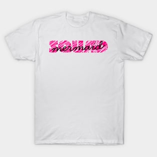 Mermaid Squad in pink T-Shirt